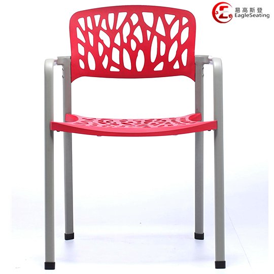 1003E-32(red) plastic office chairs