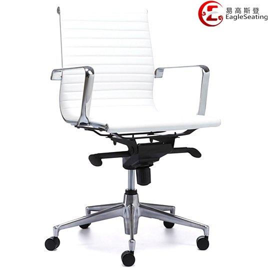 0517C-1HP5 white mid back task chair