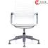 0517D-1H white leather visitor chair
