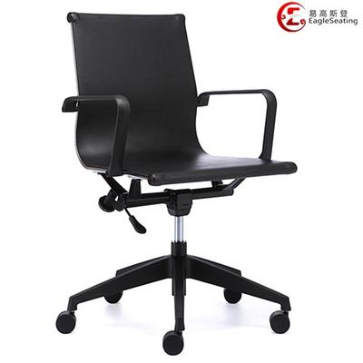 0517C-1PP4 mid back leather office chair
